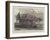 Hurricane in Madagascar, the British Consul's House at Tamatave-null-Framed Giclee Print