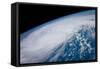 Hurricane Irene from Space Art Print Poster-null-Framed Stretched Canvas