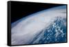 Hurricane Irene from Space Art Print Poster-null-Framed Stretched Canvas