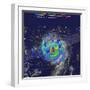 Hurricane Irma Rainfall, 3D Satellite Image-null-Framed Photographic Print