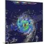 Hurricane Irma Rainfall, 3D Satellite Image-null-Mounted Photographic Print