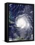 Hurricane Irma, Satellite Image-null-Framed Stretched Canvas