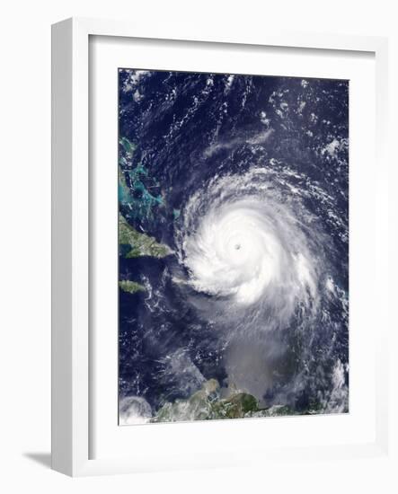 Hurricane Irma, Satellite Image-null-Framed Photographic Print