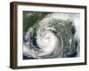 Hurricane Isaac in the Gulf of Mexico-Stocktrek Images-Framed Photographic Print