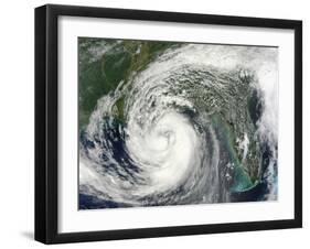 Hurricane Isaac in the Gulf of Mexico-Stocktrek Images-Framed Photographic Print