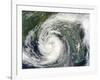 Hurricane Isaac in the Gulf of Mexico-Stocktrek Images-Framed Photographic Print