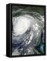 Hurricane Isaac over Louisiana-null-Framed Stretched Canvas