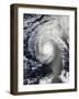 Hurricane Iselle over the Pacific Ocean-null-Framed Photographic Print