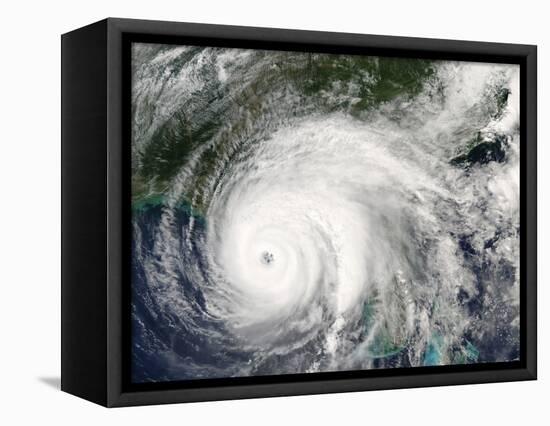 Hurricane Ivan off Southern United States-Stocktrek Images-Framed Stretched Canvas