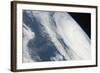 Hurricane Katia over the Atlantic Ocean Off the Northeastern USA Coastline-null-Framed Photographic Print