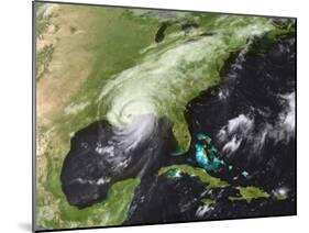 Hurricane Katrina Moved Ashore Over Southeast Louisiana and Southern Mississippi on August 29, 2005-Stocktrek Images-Mounted Photographic Print