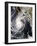 Hurricane Norbert Off Mexico, October 10, 2008-Stocktrek Images-Framed Photographic Print