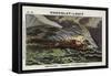 Hurricane on Martinique-null-Framed Stretched Canvas