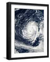 Hurricane Ophelia, Satellite Image-null-Framed Photographic Print