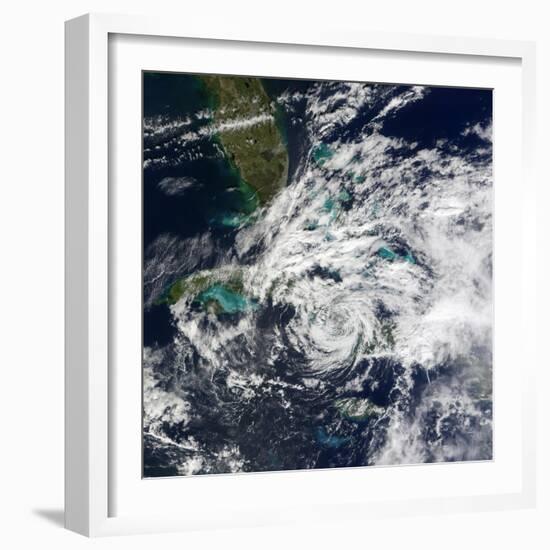 Hurricane Paloma over Cuba, November 9, 2008-Stocktrek Images-Framed Photographic Print