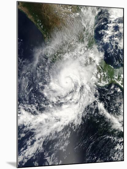 Hurricane Raymond Off Mexico-null-Mounted Photographic Print