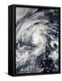 Hurricane Raymond Off Mexico-null-Framed Stretched Canvas