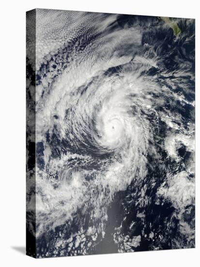Hurricane Raymond Off Mexico-null-Stretched Canvas