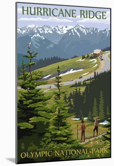 Hurricane Ridge, Olympic National Park, Washington-null-Mounted Poster