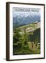 Hurricane Ridge, Olympic National Park, Washington-Lantern Press-Framed Art Print