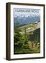 Hurricane Ridge, Olympic National Park, Washington-Lantern Press-Framed Art Print