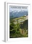 Hurricane Ridge, Olympic National Park, Washington-Lantern Press-Framed Art Print