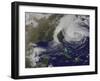 Hurricane Sandy Along the East Coast of the United States-Stocktrek Images-Framed Photographic Print