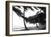 Hurricane Waves Strike the Seawall-null-Framed Premium Giclee Print