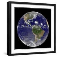 Hurricanes Irma, Jose and Katia, Satellite Image-null-Framed Photographic Print