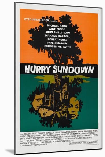 Hurry Sundown, 1967, Directed by Otto Preminger-null-Mounted Giclee Print