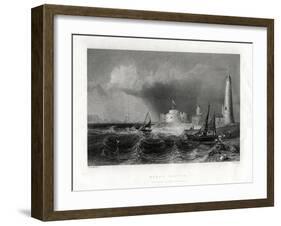 Hurst Castle, Portsmouth, 1860-W Mossman-Framed Giclee Print