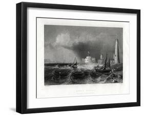Hurst Castle, Portsmouth, 1860-W Mossman-Framed Giclee Print