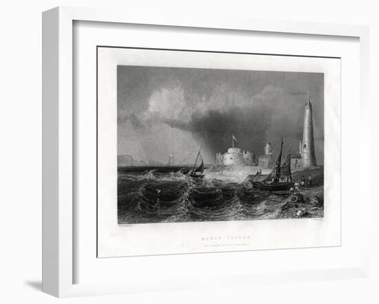 Hurst Castle, Portsmouth, 1860-W Mossman-Framed Giclee Print