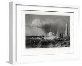 Hurst Castle, Portsmouth, 1860-W Mossman-Framed Giclee Print