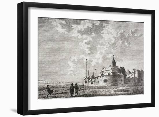 Hurst Castle-null-Framed Giclee Print