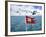 Hurtigruten Cruise Ship Postal Service Flag Displayed, Weddell Sea, Antarctica-Miva Stock-Framed Photographic Print