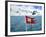 Hurtigruten Cruise Ship Postal Service Flag Displayed, Weddell Sea, Antarctica-Miva Stock-Framed Photographic Print