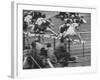 Hurtlers Competing at the Olympics-George Silk-Framed Photographic Print