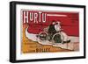 Hurtu Voiturettes Automobiles System Leon Bollee, Advertisement for Cars, Poster-null-Framed Giclee Print