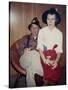Husband and Wife at a Costume Party, Ca. 1963-null-Stretched Canvas