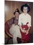 Husband and Wife at a Costume Party, Ca. 1963-null-Mounted Photographic Print