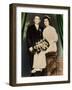 Husband and Wife in a Colorized Portrait, Ca. 1919-null-Framed Photographic Print