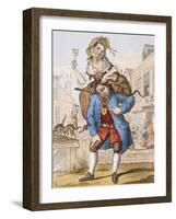 Husband and Wife Satirical-null-Framed Art Print