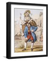 Husband and Wife Satirical-null-Framed Art Print