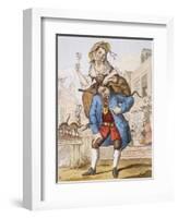 Husband and Wife Satirical-null-Framed Art Print