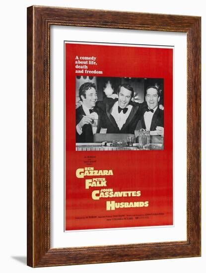 Husbands: a Comedy About Life, Death And Freedom, Directed by John Cassavetes, 1970-null-Framed Giclee Print