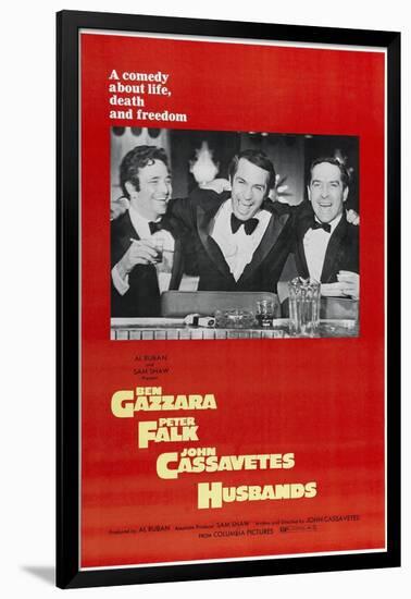 Husbands: a Comedy About Life, Death And Freedom, Directed by John Cassavetes, 1970-null-Framed Giclee Print