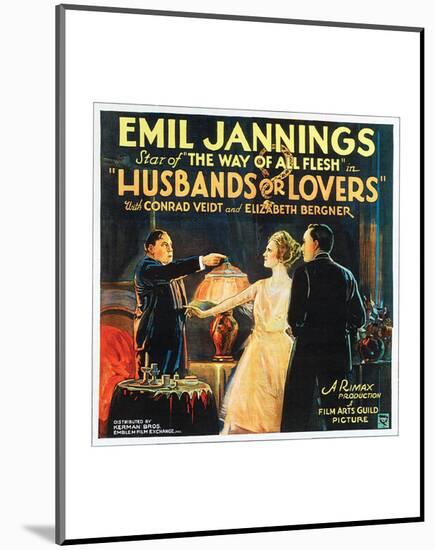 Husbands Or Lovers - 1924 I-null-Mounted Giclee Print