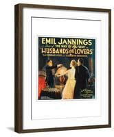 Husbands Or Lovers - 1924 I-null-Framed Giclee Print