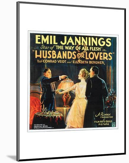 Husbands Or Lovers - 1924 I-null-Mounted Giclee Print